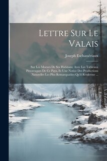Couverture_Lettre Sur Le Valais