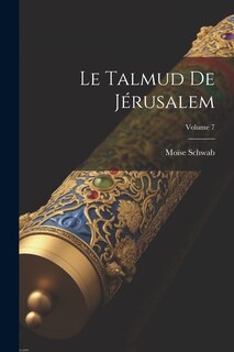 Couverture_Le Talmud De Jérusalem; Volume 7