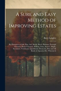Front cover_A Sure and Easy Method of Improving Estates