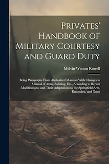 Front cover_Privates' Handbook of Military Courtesy and Guard Duty