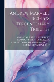 Couverture_Andrew Marvell 1621-1678 Tercentenary Tributes