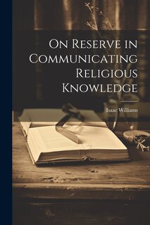 Couverture_On Reserve in Communicating Religious Knowledge