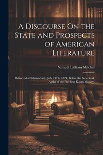 Front cover_A Discourse On the State and Prospects of American Literature