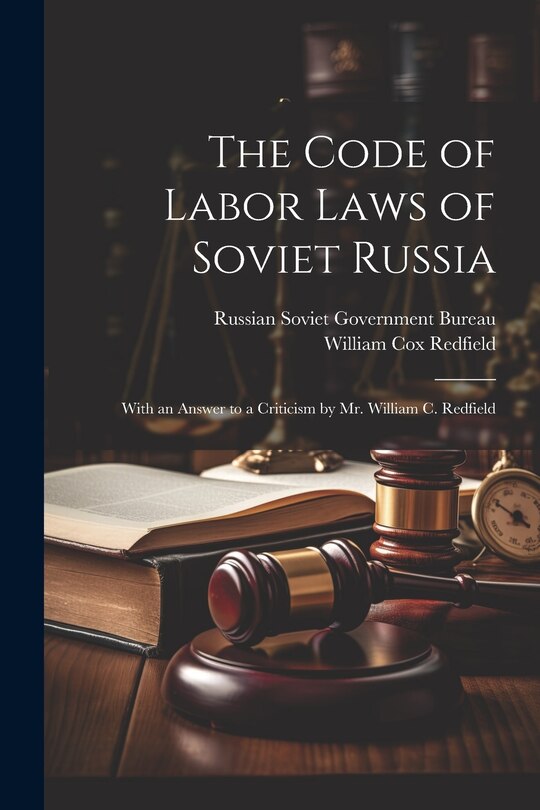 Couverture_The Code of Labor Laws of Soviet Russia