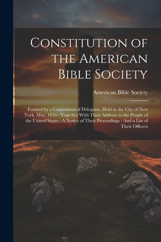 Couverture_Constitution of the American Bible Society