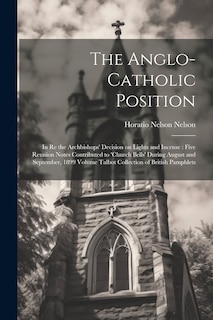 Front cover_The Anglo-Catholic Position