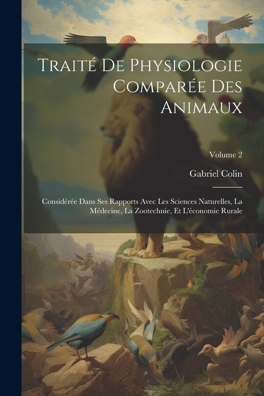 Couverture_Traité De Physiologie Comparée Des Animaux