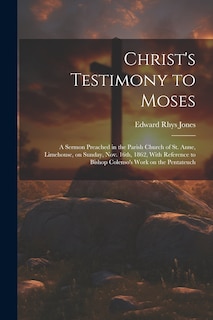 Front cover_Christ's Testimony to Moses
