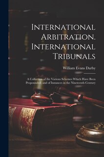 Couverture_International Arbitration. International Tribunals