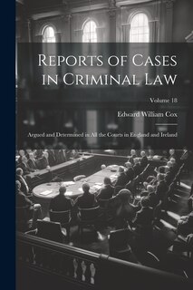 Front cover_Reports of Cases in Criminal Law