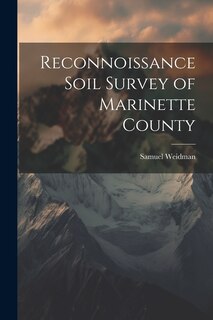 Couverture_Reconnoissance Soil Survey of Marinette County
