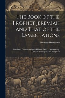 Couverture_The Book of the Prophet Jeremiah and That of the Lamentations