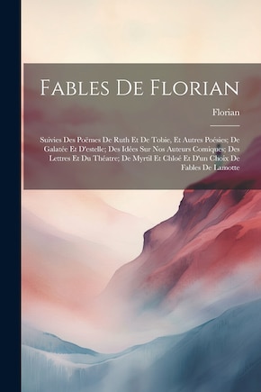 Fables De Florian: Suivies Des Poëmes De Ruth Et De Tobie, Et Autres Poésies; De Galatée Et D'estelle; Des Idées Sur Nos Auteurs Comiques; Des Lettres Et Du Théatre; De Myrtil Et Chloé Et D'un Choix De Fables De Lamotte