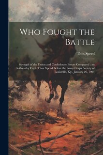 Front cover_Who Fought the Battle