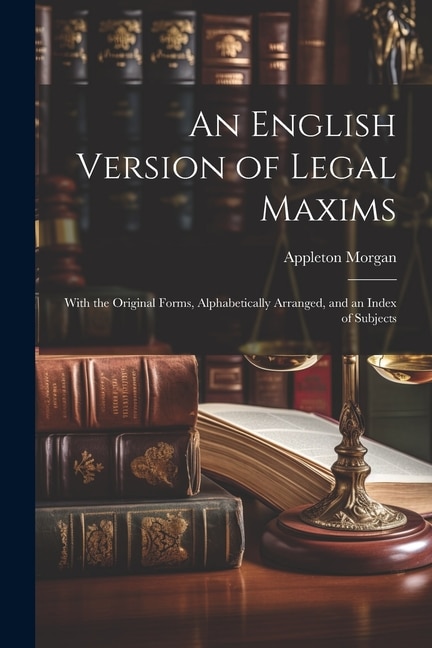 Couverture_An English Version of Legal Maxims
