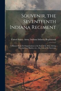 Front cover_Souvenir, the Seventeenth Indiana Regiment