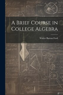 Front cover_A Brief Course in College Algebra