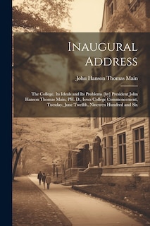 Couverture_Inaugural Address