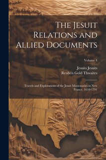 Front cover_The Jesuit Relations and Allied Documents