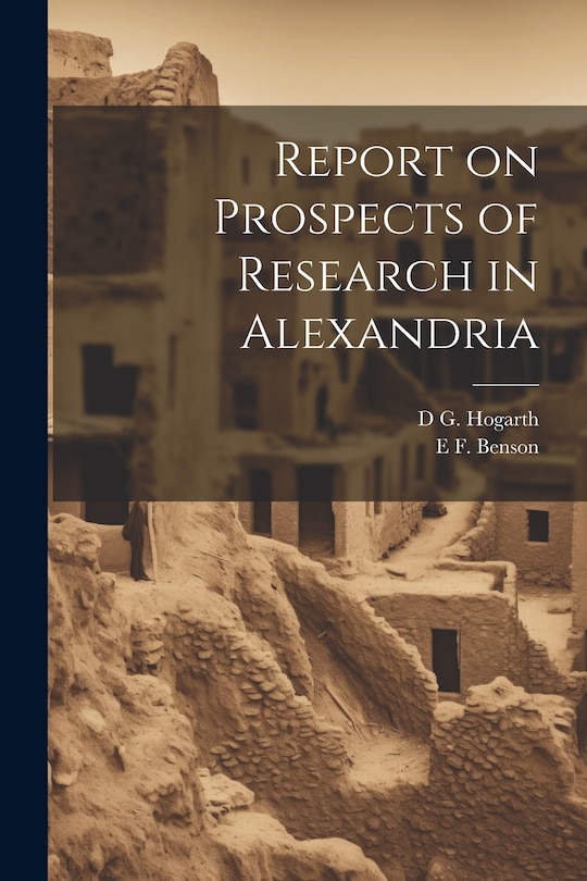 Front cover_Report on Prospects of Research in Alexandria