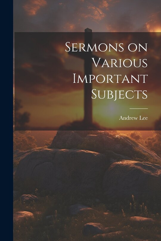 Couverture_Sermons on Various Important Subjects