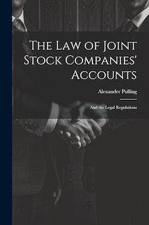 Front cover_The Law of Joint Stock Companies' Accounts
