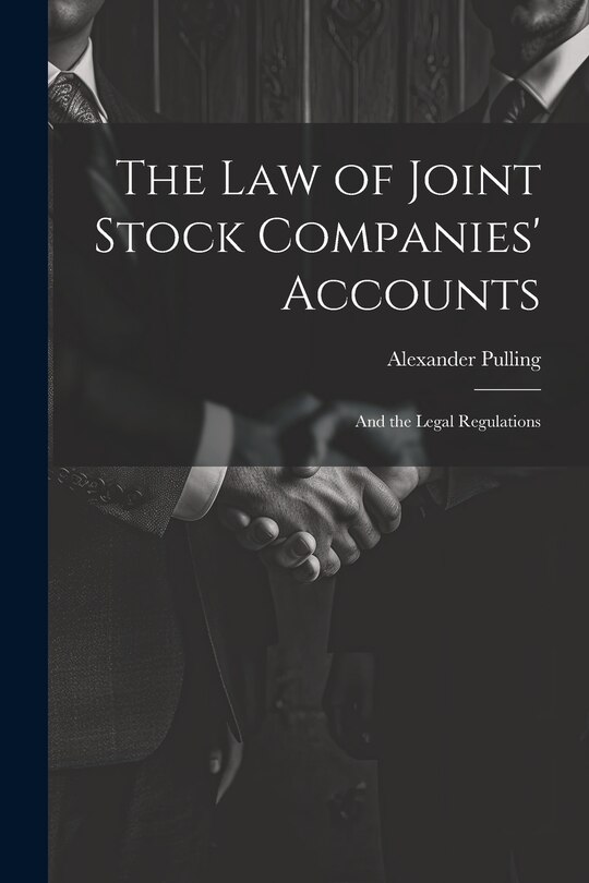 Front cover_The Law of Joint Stock Companies' Accounts
