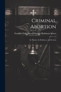 Front cover_Criminal Abortion
