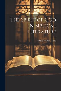 Front cover_The Spirit of God in Biblical Literature