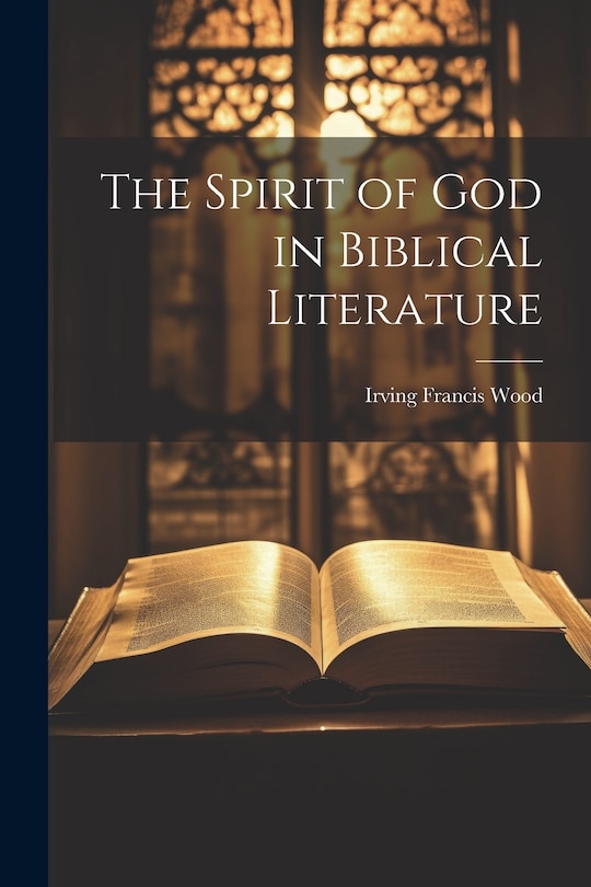 Front cover_The Spirit of God in Biblical Literature