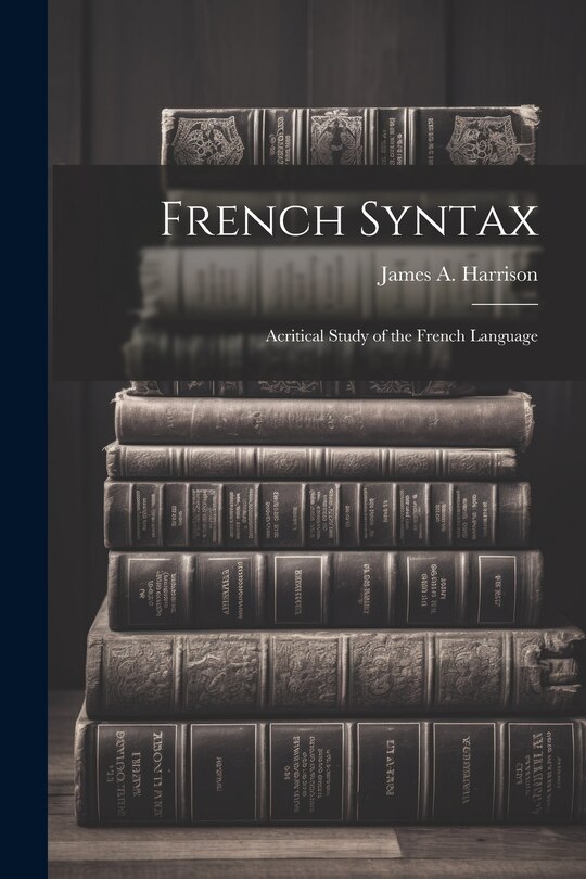 Front cover_French Syntax