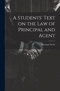 Couverture_A Students' Text on the Law of Principal and Agent