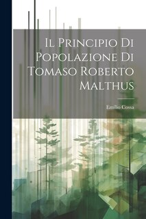 Couverture_Il Principio di Popolazione di Tomaso Roberto Malthus