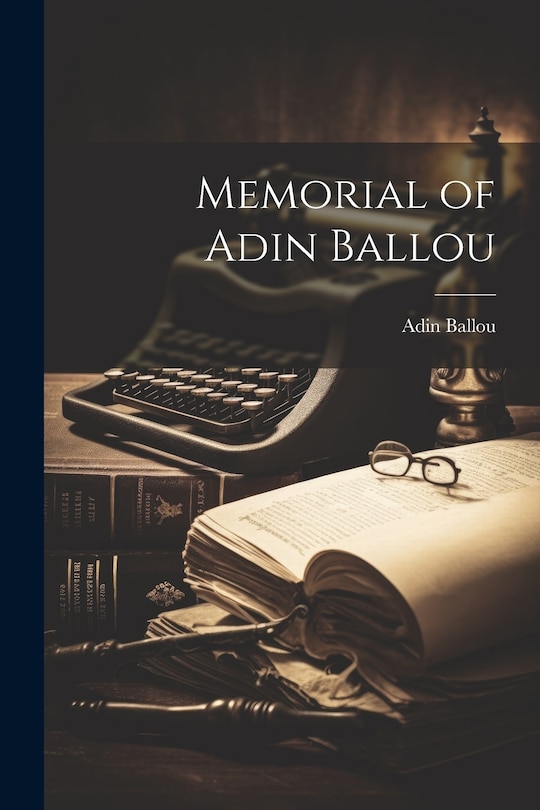 Front cover_Memorial of Adin Ballou