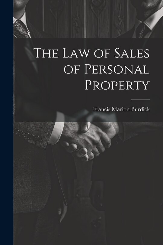 Front cover_The Law of Sales of Personal Property