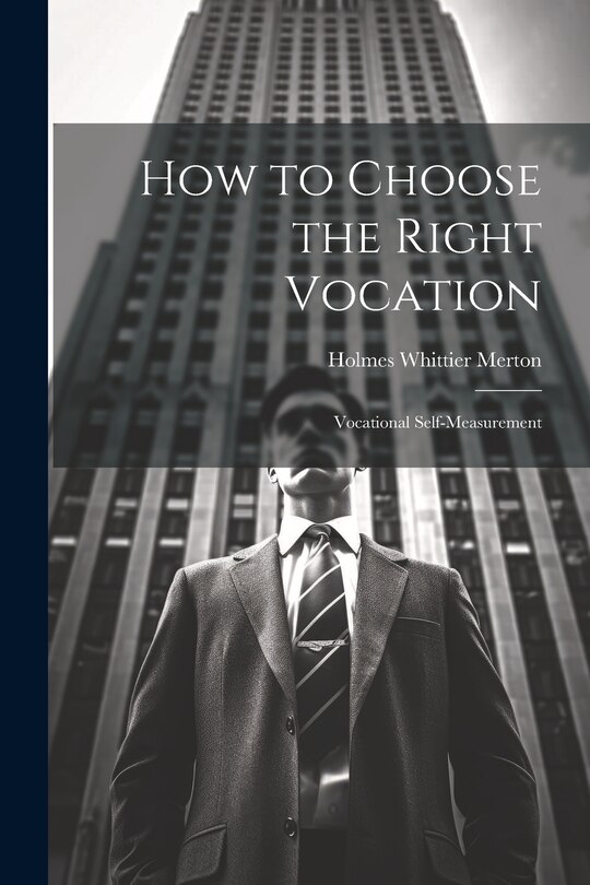 Front cover_How to Choose the Right Vocation