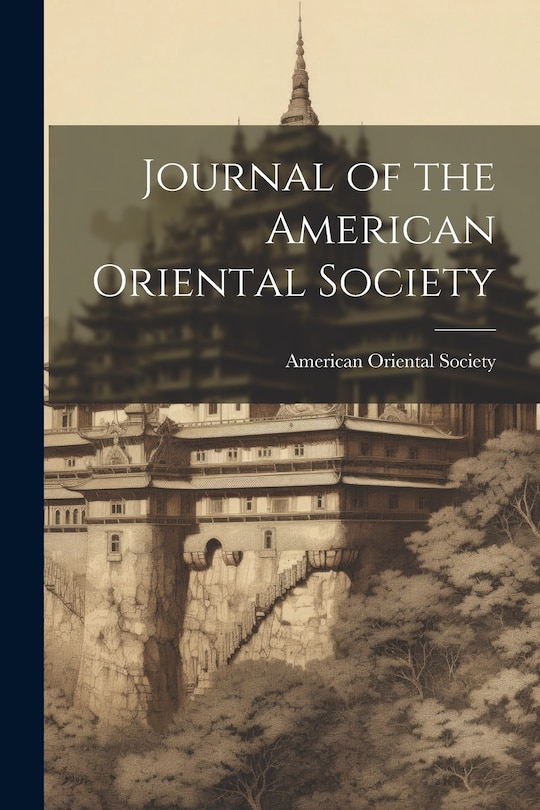 Couverture_Journal of the American Oriental Society