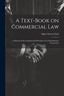 Couverture_A Text-Book on Commercial Law