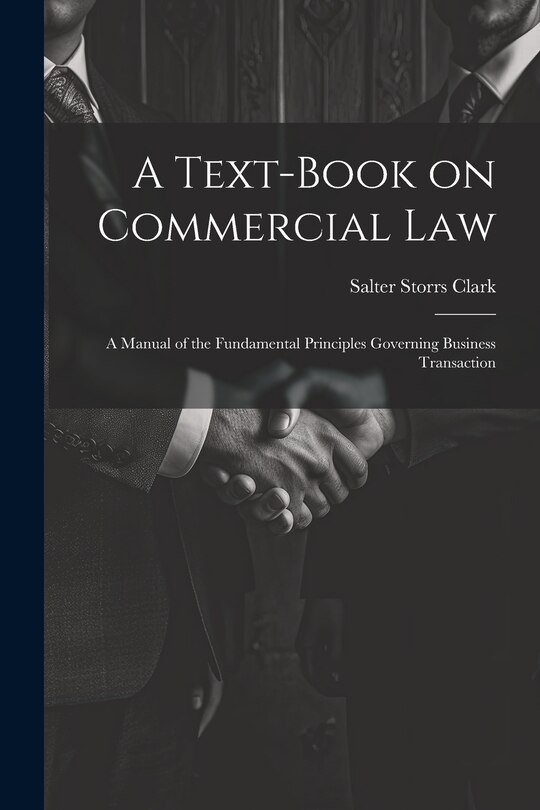 Couverture_A Text-Book on Commercial Law