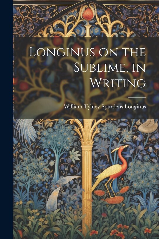 Couverture_Longinus on the Sublime, in Writing