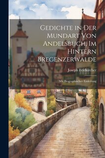 Couverture_Gedichte in der Mundart von Andelsbuch, im Hintern Bregenzerwalde