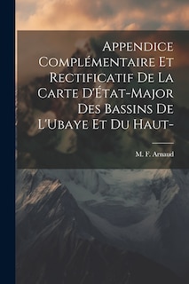Front cover_Appendice Complémentaire et Rectificatif de la Carte D'État-major des Bassins de L'Ubaye et du Haut-