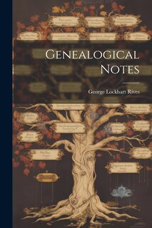 Front cover_Genealogical Notes