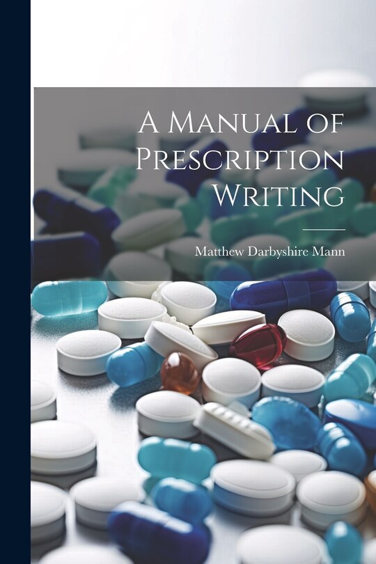 Front cover_A Manual of Prescription Writing