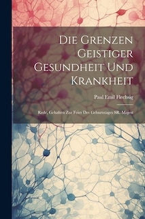 Front cover_Die Grenzen Geistiger Gesundheit und Krankheit