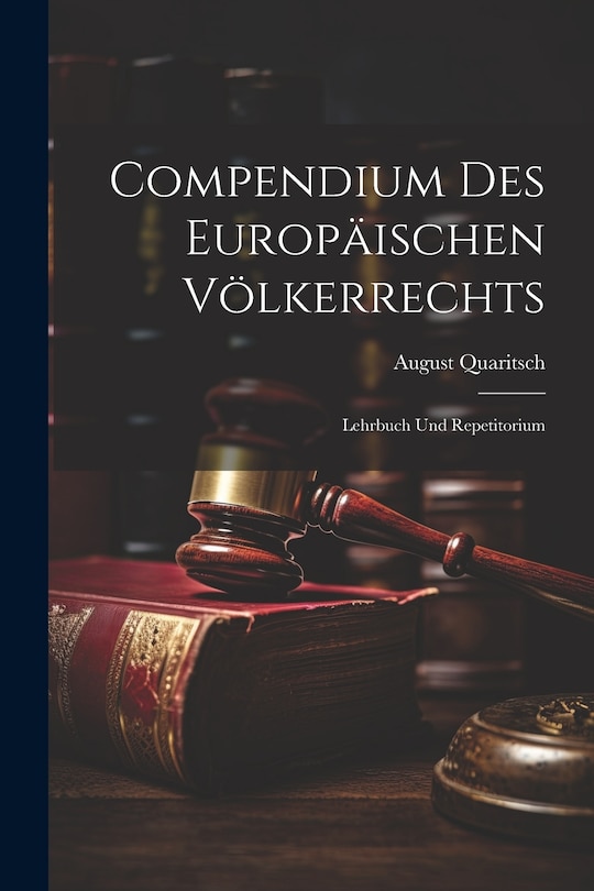 Front cover_Compendium des Europäischen Völkerrechts