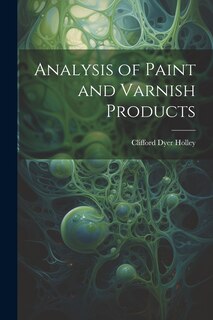 Front cover_Analysis of Paint and Varnish Products