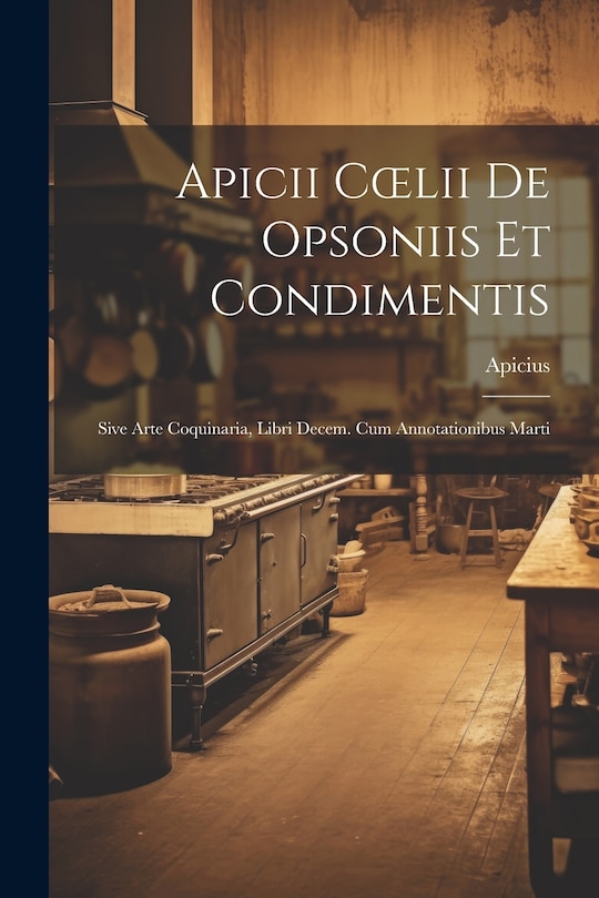 Couverture_Apicii Coelii De Opsoniis et Condimentis