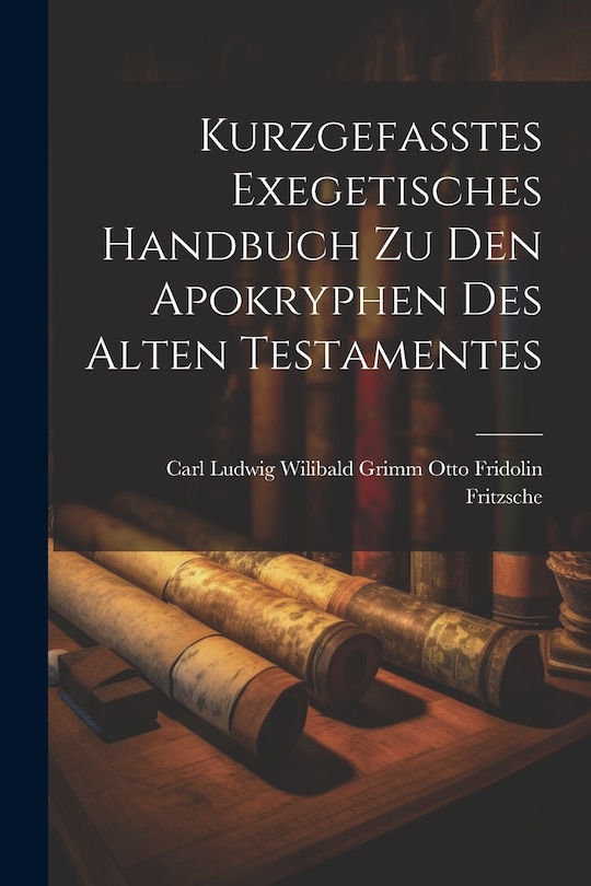 Front cover_Kurzgefasstes Exegetisches Handbuch zu den Apokryphen des Alten Testamentes