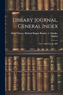 Couverture_Library Journal, General Index